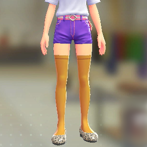 サイハイソックス	イエロー	600円