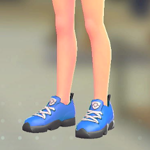 ミッドカットスニーカー	ブルー	2000円