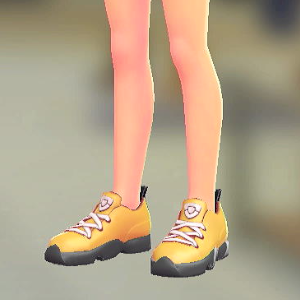 ミッドカットスニーカー	イエロー	2000円