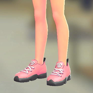 ミッドカットスニーカー	ピンク	2000円