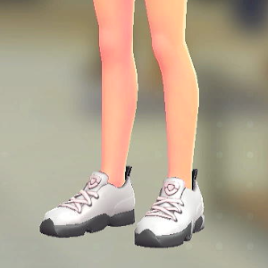 ミッドカットスニーカー	ホワイト	2000円