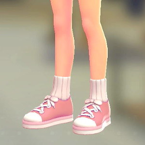 ソックススニーカー	ピンク×ピンク	2300円