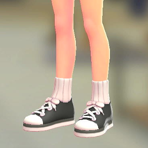 ソックススニーカー	ブラック×ブラック	2300円