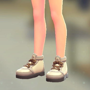 ハイカットスニーカー	アイボリー×ベージュ	2200円