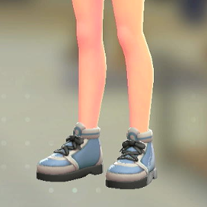 ハイカットスニーカー	ブルー×グレー	2200円