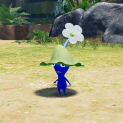 脱帽の青ピクミン