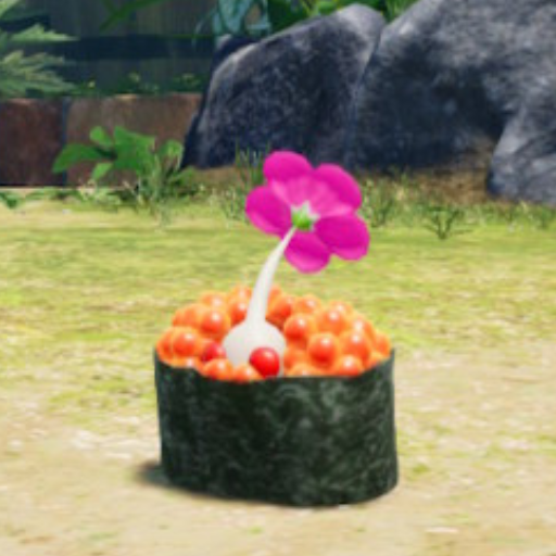 大漁の白ピクミン