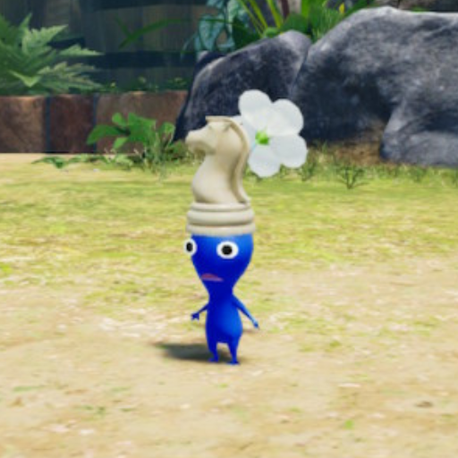 盤上の青ピクミン