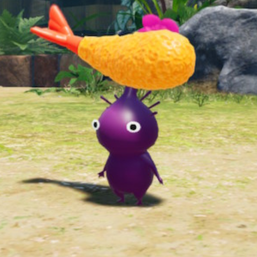 ごちそうの紫ピクミン