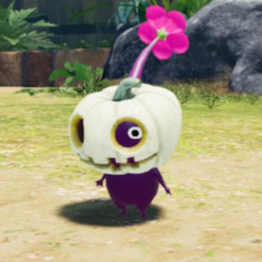 ふん装の紫ピクミン