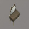 ほの暮しの庭_収納_いきもの鏡台/黒