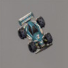 ほの暮しの庭_小物_ラジコンカー／青