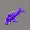 ほの暮しの庭_小物
_イルカのうきわ／紫