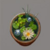 ほの暮しの庭_小物 _睡蓮鉢