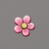 ほの暮しの庭_服_花のピン留め／桃