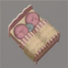 ほの暮しの庭_寝具_かわいい大ベッド/桃